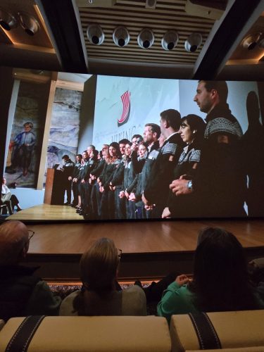 2025-01-23-12.42.00Pictures shown at the captain reception as we left Antarctica