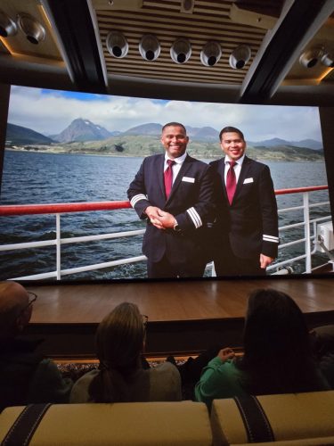 2025-01-23-12.42.01Pictures shown at the captain reception as we left Antarctica
