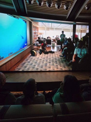 2025-01-23-12.44.21Pictures shown at the captain reception as we left Antarctica