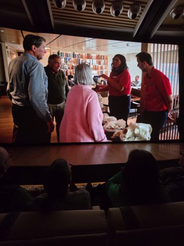2025-01-23-12.44.24Pictures shown at the captain reception as we left Antarctica