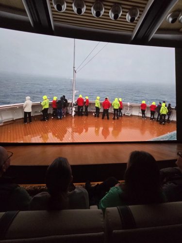 2025-01-23-12.44.35Pictures shown at the captain reception as we left Antarctica