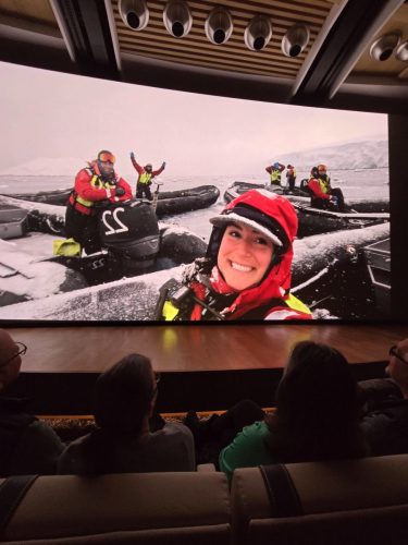 2025-01-23-12.44.39Pictures shown at the captain reception as we left Antarctica