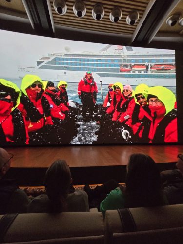 2025-01-23-12.44.42Pictures shown at the captain reception as we left Antarctica
