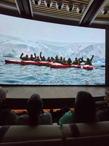 2025-01-23-12.44.46Pictures shown at the captain reception as we left Antarctica