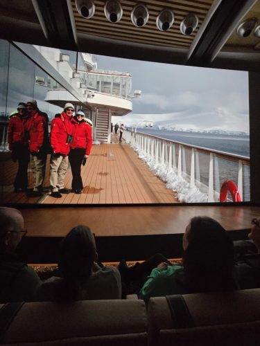 2025-01-23-12.45.08Pictures shown at the captain reception as we left Antarctica