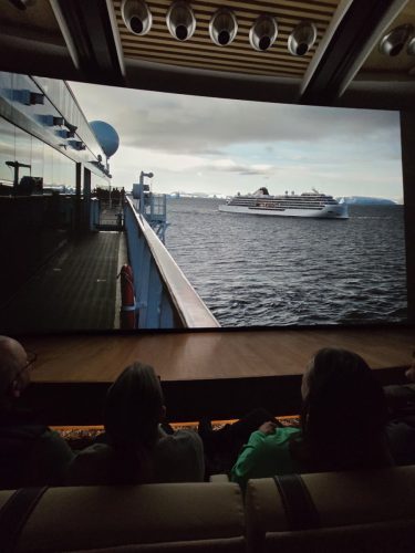 2025-01-23-12.45.13Pictures shown at the captain reception as we left Antarctica
