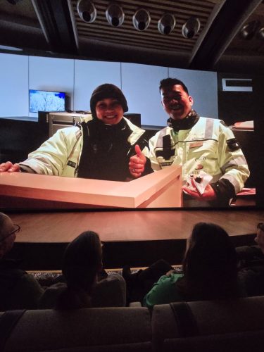 2025-01-23-12.45.20Pictures shown at the captain reception as we left Antarctica