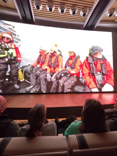 2025-01-23-12.45.22Pictures shown at the captain reception as we left Antarctica