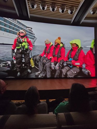 2025-01-23-12.45.24Pictures shown at the captain reception as we left Antarctica