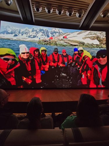 2025-01-23-12.45.34Pictures shown at the captain reception as we left Antarctica