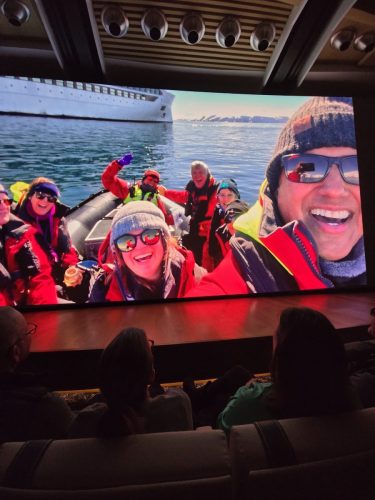 2025-01-23-12.45.41Pictures shown at the captain reception as we left Antarctica