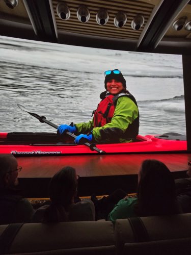 2025-01-23-12.45.45Pictures shown at the captain reception as we left Antarctica
