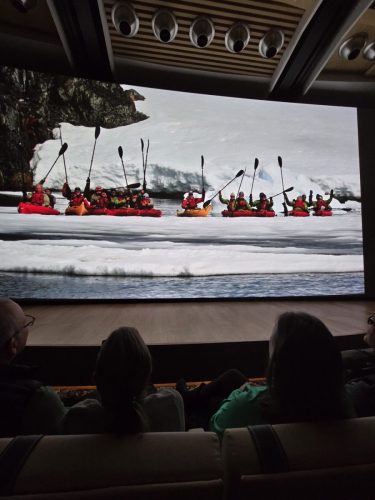 2025-01-23-12.45.48Pictures shown at the captain reception as we left Antarctica