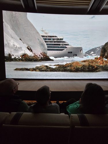 2025-01-23-12.46.14Pictures shown at the captain reception as we left Antarctica