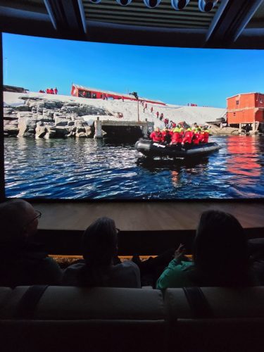 2025-01-23-12.46.31Pictures shown at the captain reception as we left Antarctica