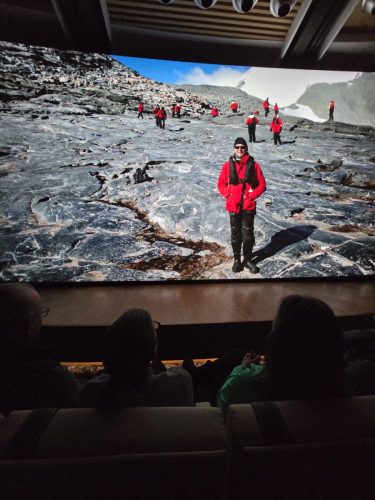 2025-01-23-12.46.59Pictures shown at the captain reception as we left Antarctica