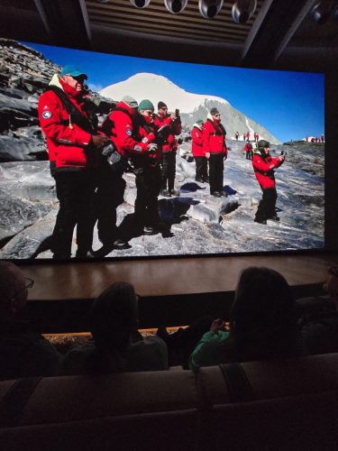 2025-01-23-12.47.03Pictures shown at the captain reception as we left Antarctica
