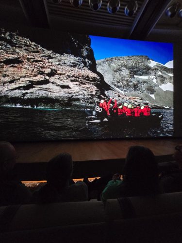 2025-01-23-12.47.11Pictures shown at the captain reception as we left Antarctica