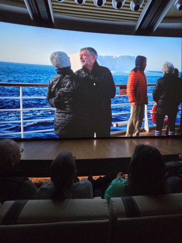 2025-01-23-12.47.17Pictures shown at the captain reception as we left Antarctica