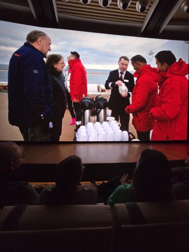 2025-01-23-12.47.23Pictures shown at the captain reception as we left Antarctica