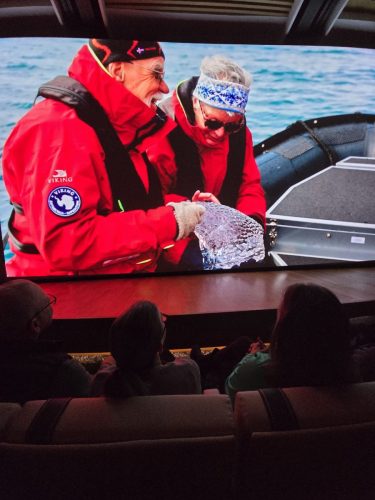 2025-01-23-12.47.37Pictures shown at the captain reception as we left Antarctica