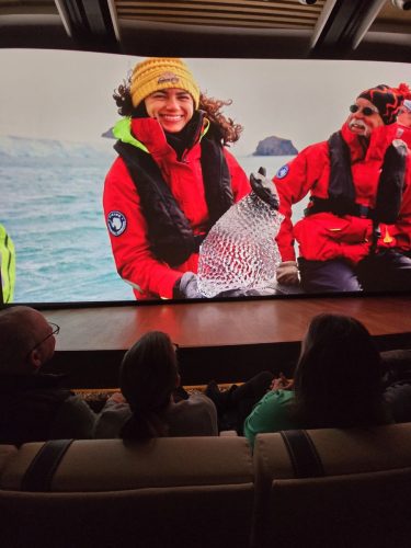 2025-01-23-12.47.38Pictures shown at the captain reception as we left Antarctica