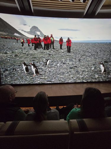 2025-01-23-12.47.45Pictures shown at the captain reception as we left Antarctica